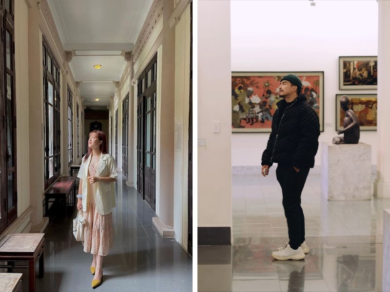 Bảo tàng Mỹ thuật Việt Nam trở thành địa điểm check in được giới trẻ săn đón