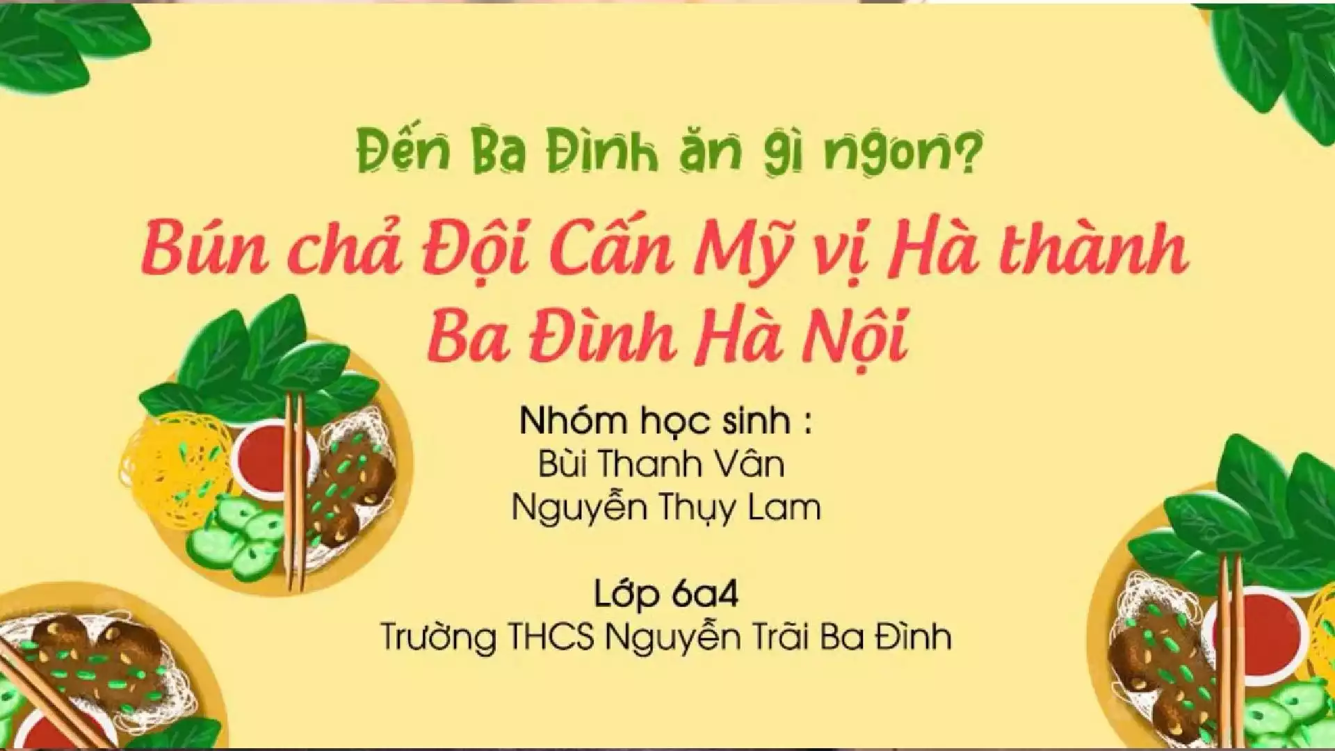 Bún chả Đội Cấn - Mỹ vị Hà thành