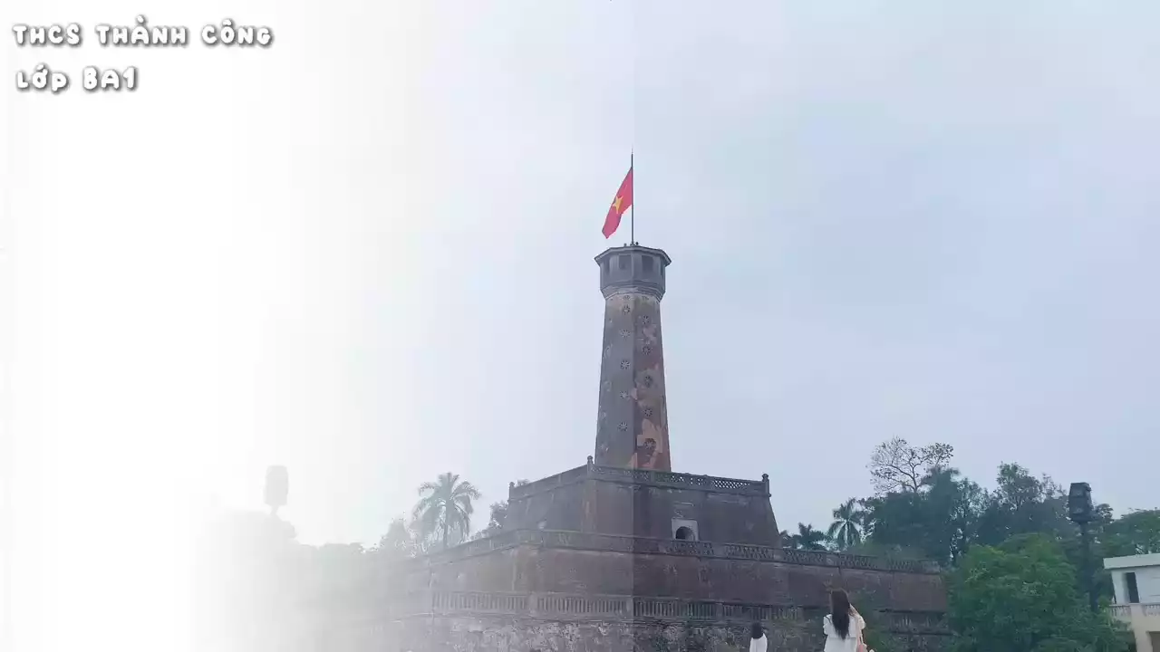Cột cờ Hà Nội - Bài dự thi trường THCS Thành Công