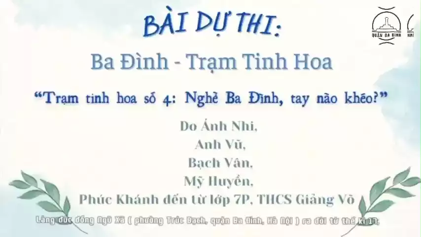 Tinh hoa Làng nghề Đúc Đồng Ngũ Xã