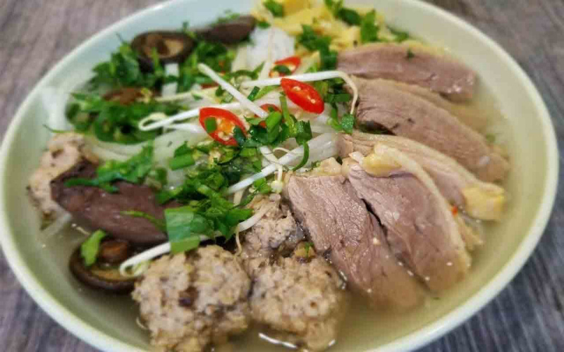 Bún ngan - Món ngon nổi tiếng đường Thanh Niên