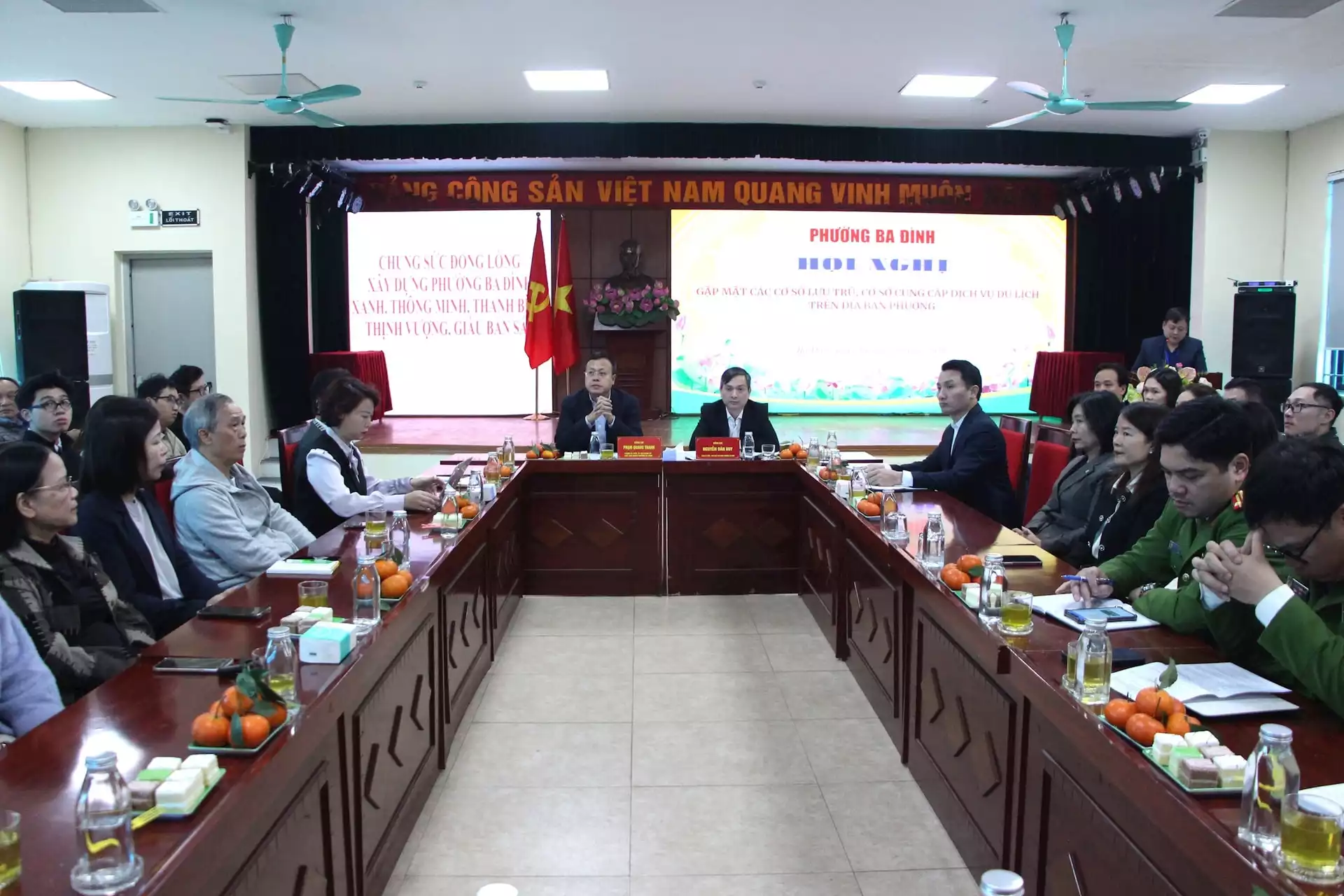 Phường Ba Đình: Chú trọng công tác phát triển du lịch và công nghiệp văn hóa, xây dựng khu phát triển thương mại – văn hóa.